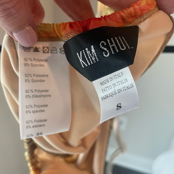 NWOT Kim Shui Sheer Max Tropics Top in size S - Picture 8 of 8